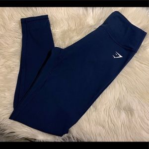 Gymshark leggings, navy, size M